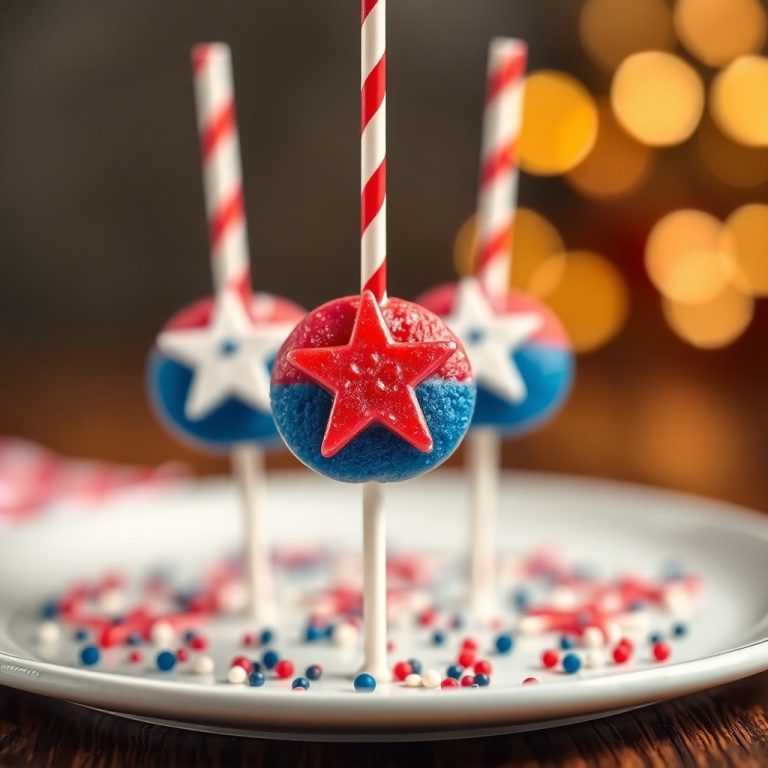 Easy 4th of July Cake Pops Recipe for Patriotic Celebrations