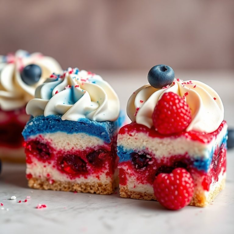 Easy Red White and Blue Desserts for Patriotic Celebrations