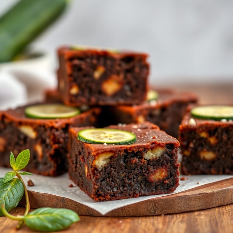 Healthy Zucchini Brownies Recipe: Fudgy and Delicious