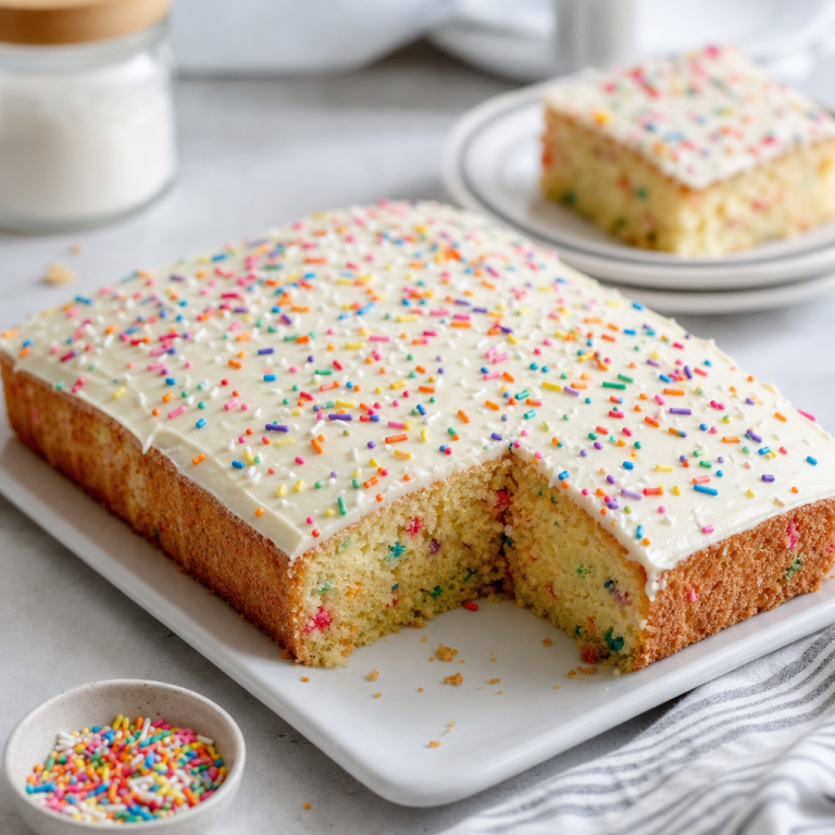 Easy Slab Cake Recipe – Perfect for Any Occasion