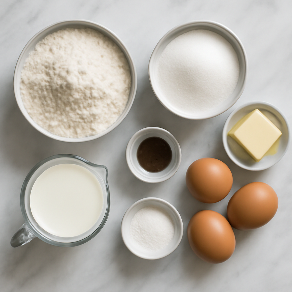Ingredients for Easy Slab Cake Recipe - Perfect for Any Occasion