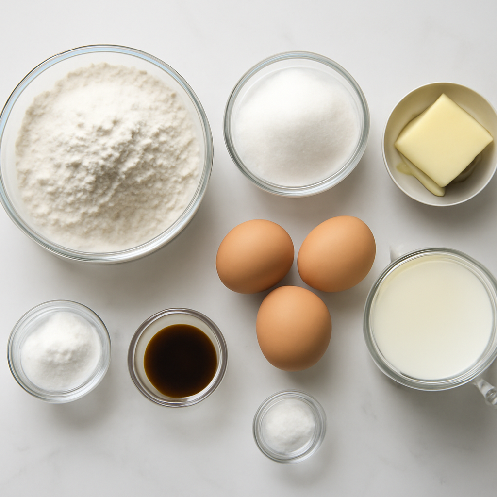 Ingredients for Father's Day Cake Recipes - Easy & Delicious Homemade Treats