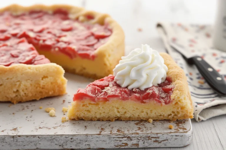 Rhubarb Custard Pie Recipe – Classic Homemade Dessert